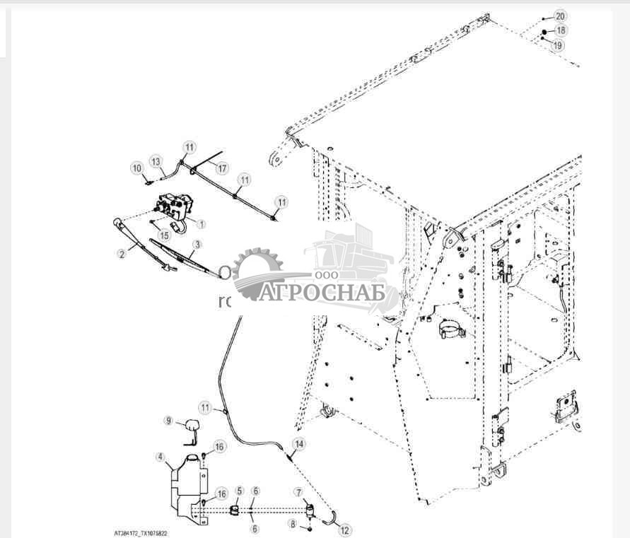 Стеклоомыватель и стеклоочиститель 